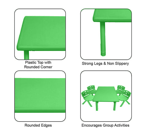 Sunbaby Rectangle Table GREEN