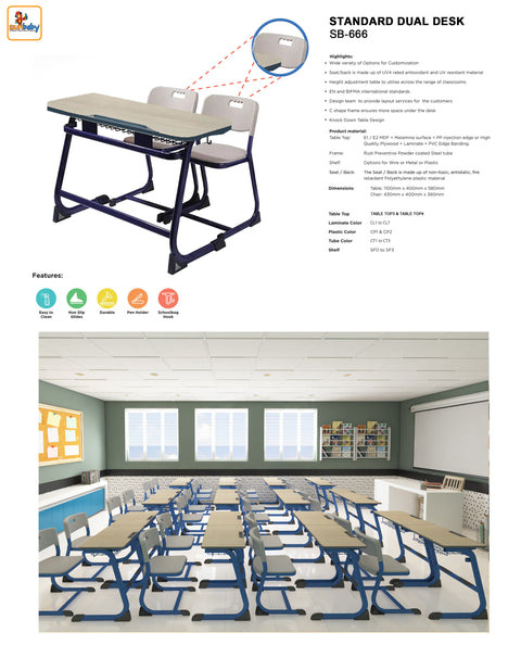 Standard dual desk