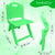 Sunbaby Foldable Baby Chair,Strong and Durable Plastic Chair for Kids/Plastic School Study Chair/Feeding Chair for Kids,Portable High Chair Weight Capacity 40 Kg - Green