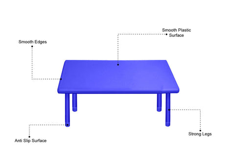Sunbaby Rectangle Table Blue