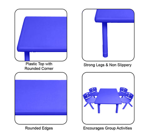 Sunbaby Rectangle Table Blue
