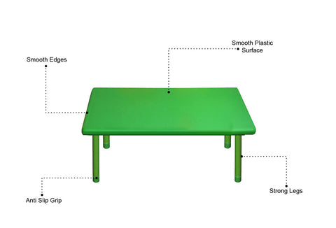 Sunbaby Rectangle Table GREEN