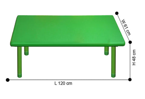 Sunbaby Rectangle Table GREEN