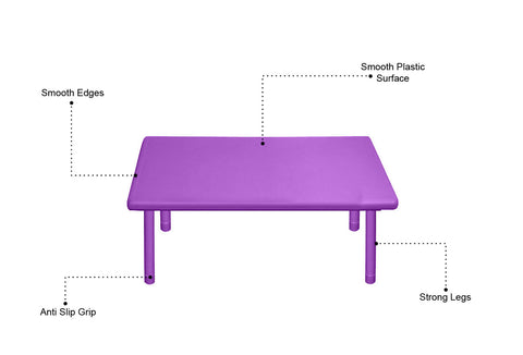 Sunbaby Rectangle Table PURPLE