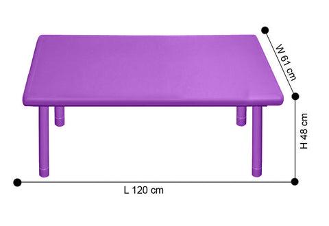 Sunbaby Rectangle Table PURPLE