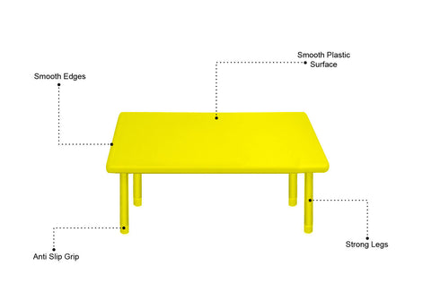 Sunbaby Rectangle Table YELLOW