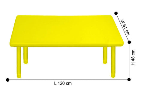 Sunbaby Rectangle Table YELLOW