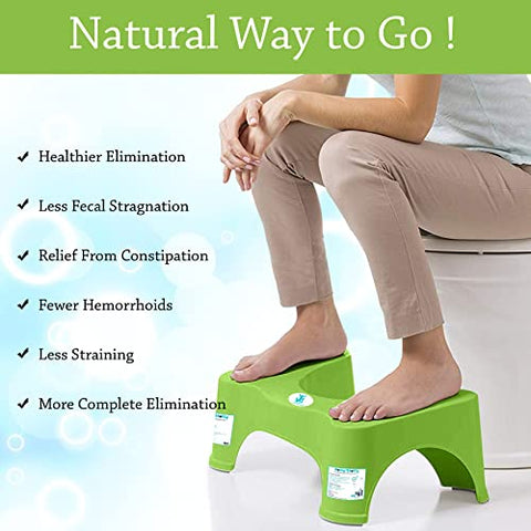 Sunbaby Squat Potty-Shotty Toilet Step Stool with Soft Cushion Baby Potty Seat (Blue)