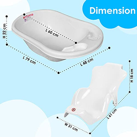 Sunbaby Splash Bathtub (WHITE)