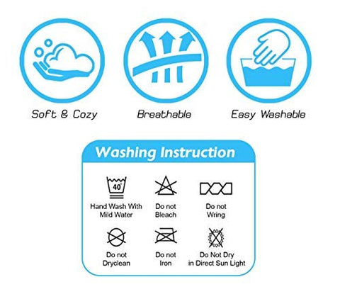 Sunbaby Premium Cotton Softcare Hosiery Cloth Reusable Wide Padded Baby Nappy/Langot Colored Strings Age -0 to 3 Months(Pack of 5)