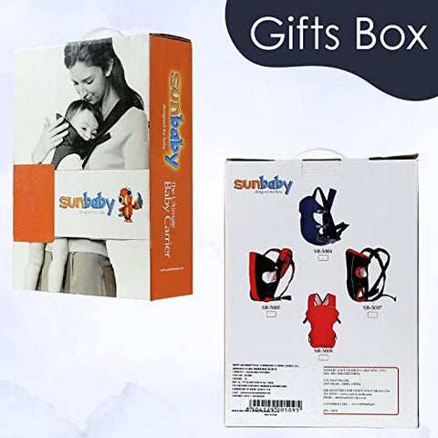 Sunbaby Multi-Functional Front Baby Carrier Ideal for Kids 0 to 3 Years Soft Cushion Adjustable Straps