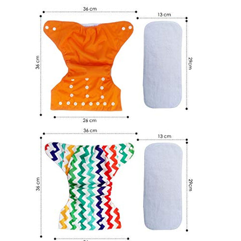 Sunbaby "TicklyBottom" Reusable Washable Waterproof Baby Cloth Diaper +1 Dryfeel highly absorbent Insert