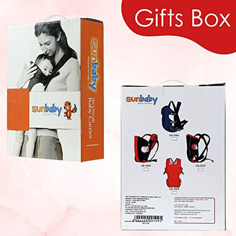 Sunbaby Multi-Functional Front Baby Carrier Ideal for Kids 0 to 3 Years Soft Cushion Adjustable Straps