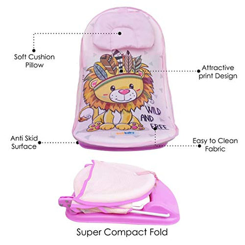 Sunbaby Combo of Anti-Slip Plastic Baby Bathtub with Drain Plug & Baby Bath seat for New Born Babies for Bathing