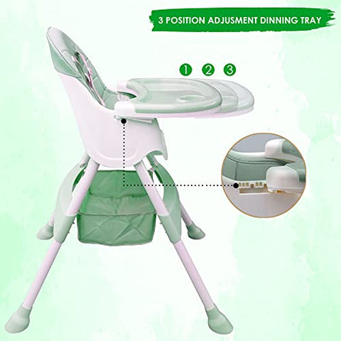 Sunbaby Mealtime 3 In 1 Baby High Chair W/Feeding Tray For Babies Food, Booster Seat For Dining Table ,W/ Safety Protection Belt, Height Adjustable, Soft Cushion, Toddlers Activity Table & Chair Set(Beige)