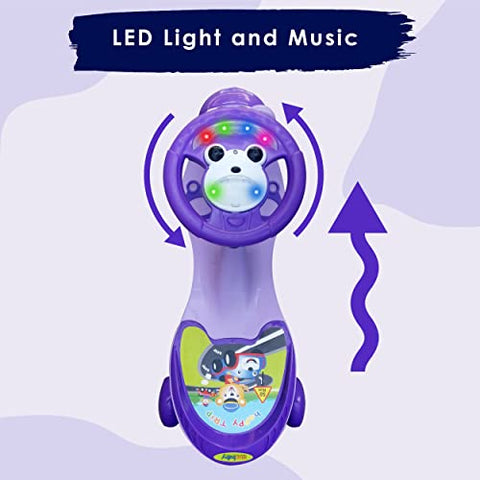 Completely Assembled SUNBABY Funtime Magic Car | Ride-on Baby Car| Kids Push Car | Swing Car | Safe Comfortable Seats & Durable| Ride on Toy Car for Kids| Twister Ride on|Magic Toy Car|Kids Ride On| Push Rider|Steering Music & Lights|For Kids age 2+