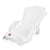 Sunbaby Anti Slip Big Plastic Bath Chair Seat Sling With Non Slip Strong Suction For Bathing With Water,baby Shower ,bubble Bath Infant Newborn, Few Months Old Toddlers (WHITE)