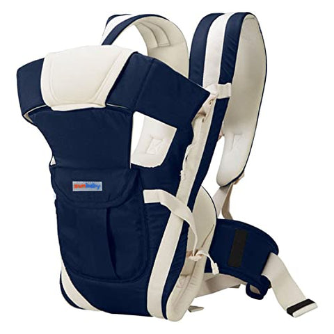 Sunbaby Multi-Functional Front Baby Carrier Ideal for Kids 0 to 3 Years Soft Cushion Adjustable Straps