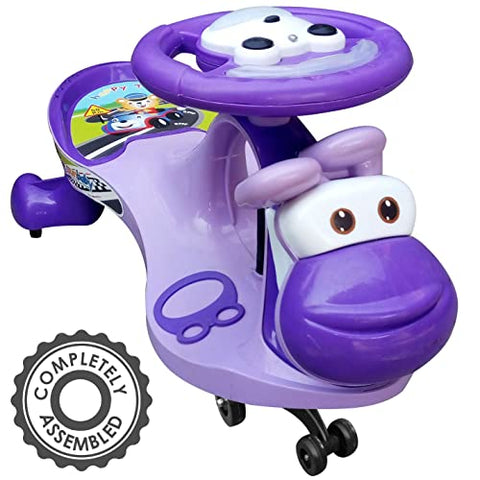Completely Assembled SUNBABY Funtime Magic Car| Ride-on Baby Car| Kids Push Car|Swing Car|Safe Comfortable Seats & Durable| Ride on Toy Car for Kids| Twister Ride on|Magic Toy Car|Kids Ride On| Push Rider|Steering Music & Lights|For Kids age 2+