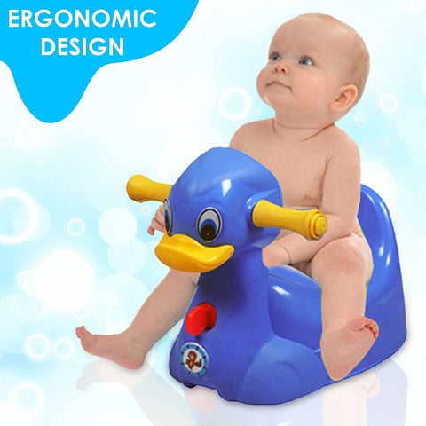 Sunbaby Squeaky Duck Potty Trainer (BLUE)
