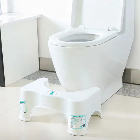 Sunbaby Squat W/Potty-Shotty Toilet Step Stool, 7" Height, Anti-Skid, Promotes Squatting Like The Indian Style, w/Angular Leg Position On Western Pot, for Kids & Adults (Pack of 1)