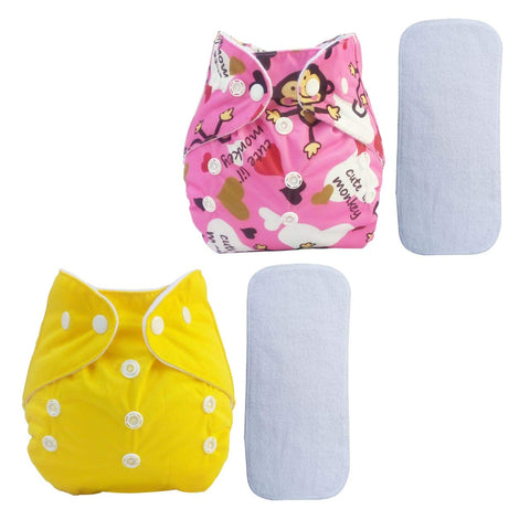 Sunbaby "TicklyBottom" Reusable Washable Waterproof Baby Cloth Diaper +1 Dryfeel highly absorbent Insert