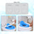 Sunbaby Poo_time Baby Potty Training Seat for Kids/Toddler/Babies/Infant, Portable Travel Potty, Can Be Fixed On Adult Potty Seat for Training, Kids Toilet Seat, 12-36 Months Boys/Girls(Blue)