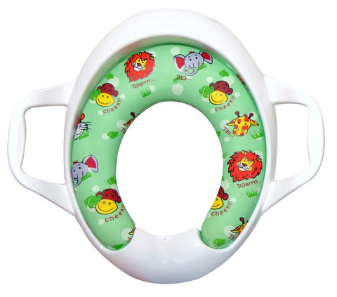 Sunbaby Soft Cushion Potty Seat with Handle - Madagascar (White)