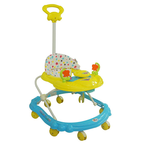 Sunbaby Hot Racer Musical Walker (Yellow-Blue)