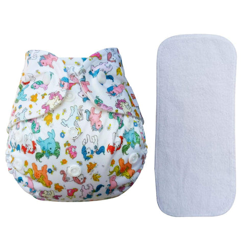 Sunbaby "TicklyBottom" Reusable Washable Waterproof Baby Cloth Diaper +1 Dryfeel highly absorbent Insert