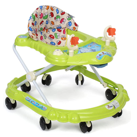 Sunbaby Baby Walker Kids Activity Rattle Toys for Babies Cycle, Adjustable Height, Thick, Safe & Comfortable Seat, Rotatable Wheel, Music Button, for Infant of 6 to 20 Months