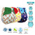 Sunbaby "TicklyBottom" Reusable Washable Waterproof Baby Cloth Diaper +1 Dryfeel highly absorbent Insert Pack of 3
