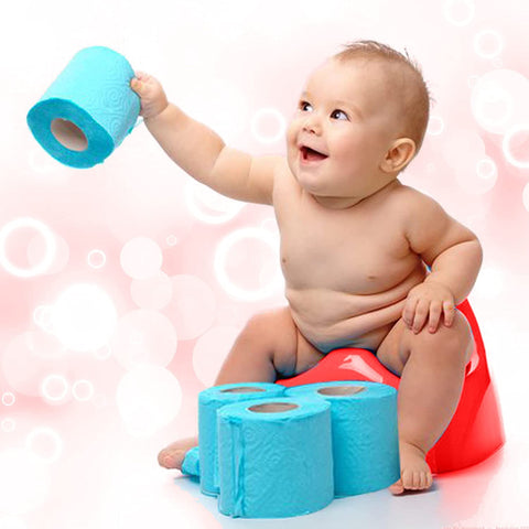 Sunbaby Potty Toilet Trainer Seat/Chair with Lid and High Back Support for Toddler Boys Girls Age 7 Months to 3 Years (RED-WHITE)