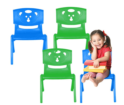 Sunbaby Chair, 2 Blue + 2 Green