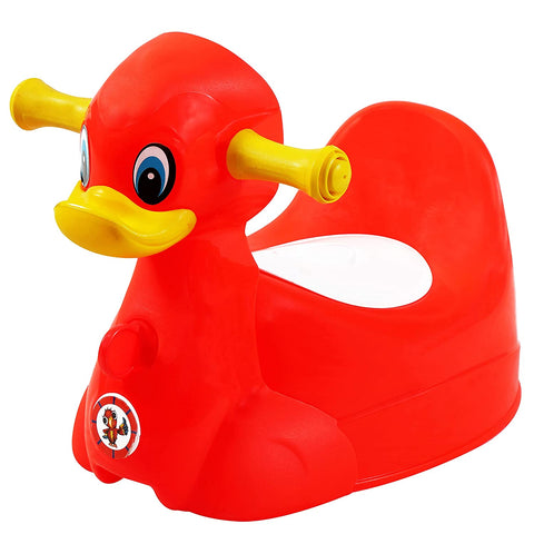 Sunbaby Squeaky Duck Potty Trainer (RED)