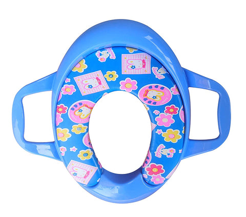 Sunbaby Soft Cushion Baby Potty Seat with Handle Support (BLUE-RABBIT)