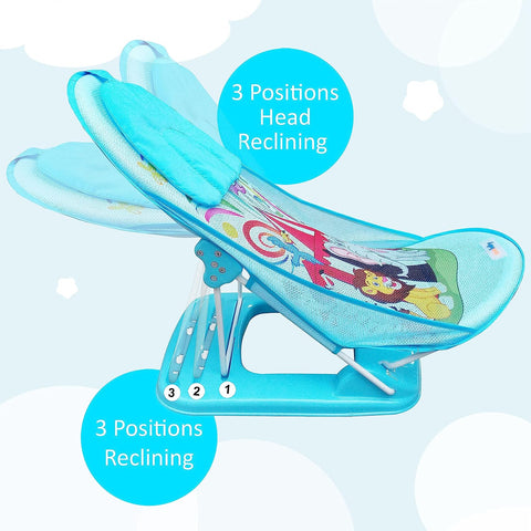 Sunbaby Baby Bath Support seat for New born babies for bathing, Inclined baby bather cum bath sling (CIRCUS FUN)