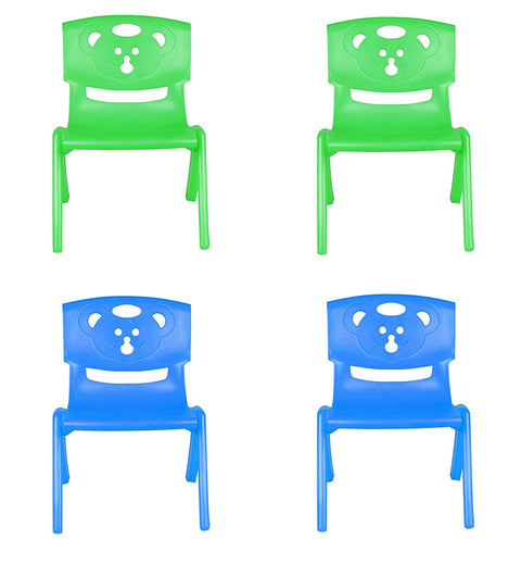 Sunbaby Chair, 2 Blue + 2 Green