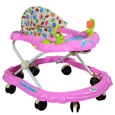 Sunbaby Baby Walker Kids Activity Rattle Toys for Babies Cycle, Adjustable Height, Thick, Safe & Comfortable Seat, Rotatable Wheel, Music Button, for Infant of 6 to 20 Months