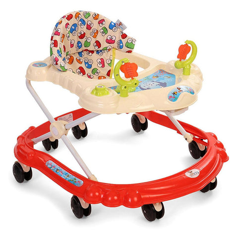 Sunbaby Baby Walker Kids Activity Rattle Toys for Babies Cycle, Adjustable Height, Thick, Safe & Comfortable Seat, Rotatable Wheel, Music Button, for Infant of 6 to 20 Months