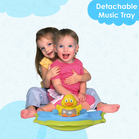 Sunbaby Baby Walker Kids Activity Rattle Toys for Babies Cycle, Adjustable Height, Thick, Safe & Comfortable Seat, Rotatable Wheel, Music Button, for Infant of 6 to 20 Months