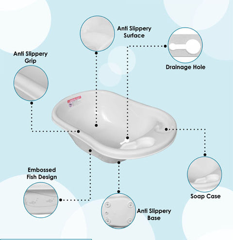 Sunbaby Splash Bathtub (WHITE)