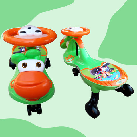 Completely Assembled SUNBABY Funtime Magic Car| Ride-on Baby Car| Kids Push Car|Swing Car|Safe Comfortable Seats & Durable| Ride on Toy Car for Kids| Twister Ride on|Magic Toy Car|Kids Ride On| Push Rider|Steering Music & Lights|For Kids age 2+