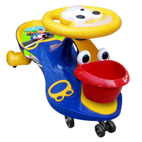 Completely Assembled SUNBABY Funtime Magic Car| Ride-on Baby Car| Kids Push Car|Swing Car|Safe Comfortable Seats & Durable| Ride on Toy Car for Kids| Twister Ride on|Magic Toy Car|Kids Ride On| Push Rider|Steering Music & Lights|For Kids age 2+