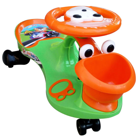 Completely Assembled SUNBABY Funtime Magic Car| Ride-on Baby Car| Kids Push Car|Swing Car|Safe Comfortable Seats & Durable| Ride on Toy Car for Kids| Twister Ride on|Magic Toy Car|Kids Ride On| Push Rider|Steering Music & Lights|For Kids age 2+
