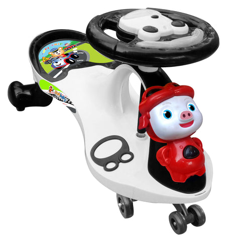Completely Assembled SUNBABY Funtime Magic Car| Ride-on Baby Car| Kids Push Car|Swing Car|Safe Comfortable Seats & Durable| Ride on Toy Car for Kids| Twister Ride on|Magic Toy Car|Kids Ride On| Push Rider|Steering Music & Lights|For Kids age 2+
