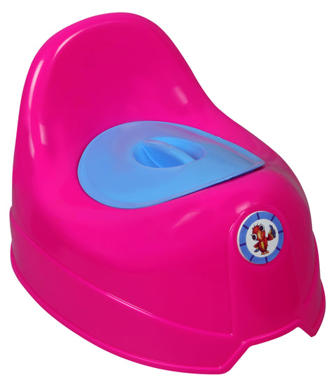 Sunbaby Potty Toilet Trainer Seat/Chair with Lid and High Back Support for Toddler Boys Girls Age 7 Months to 3 Years