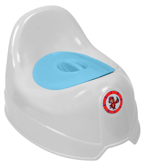 Sunbaby Potty Toilet Trainer Seat/Chair with Lid and High Back Support for Toddler Boys Girls Age 7 Months to 3 Years