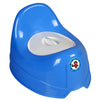 Sunbaby Potty Toilet Trainer Seat/Chair with Lid and High Back Support for Toddler Boys Girls Age 7 Months to 3 Years (BLUE-WHITE)